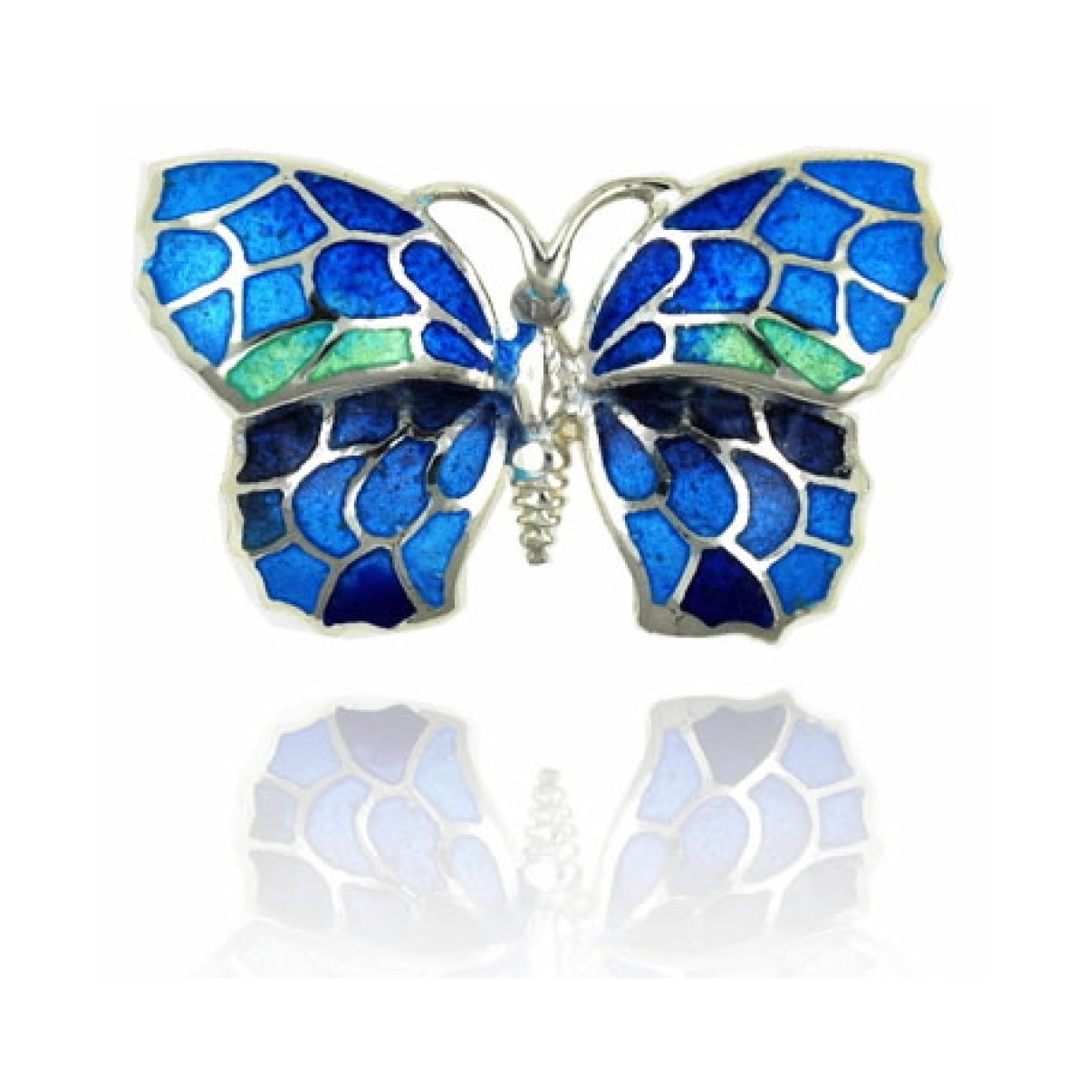 Small Blue Butterfly Pendant van Arior Barcelona