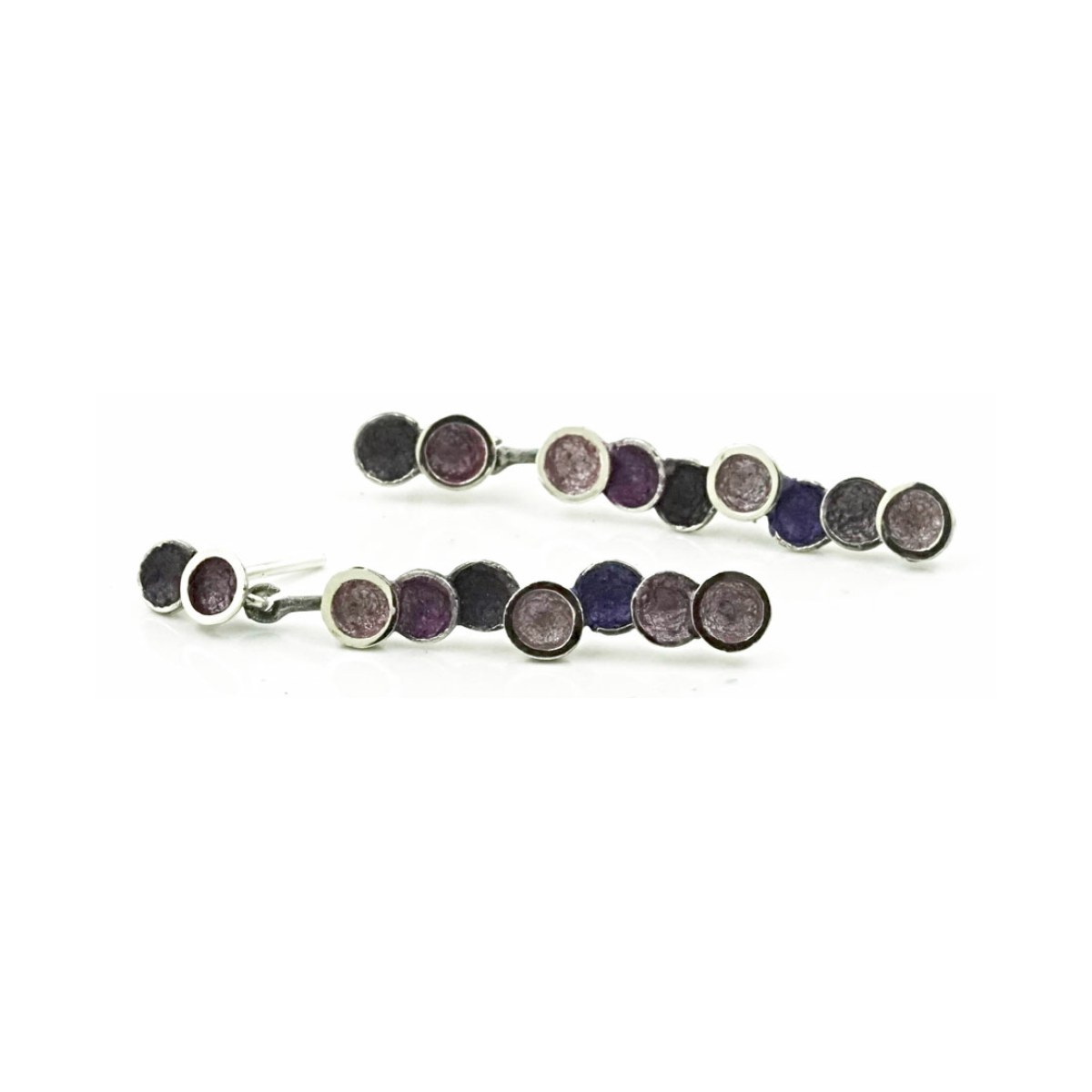 Singular violet 2 pieces small 9R Earring van Arior Barcelona