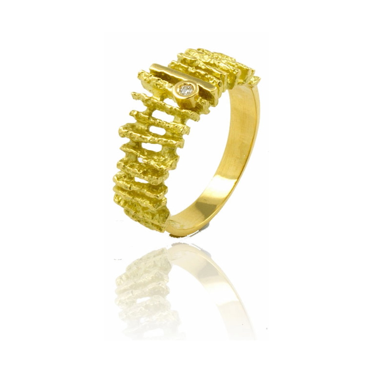 Junc gold small ring van Arior Barcelona