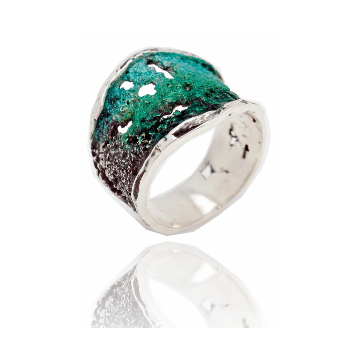 Intenzza emerald-green 3* ring van Arior Barcelona