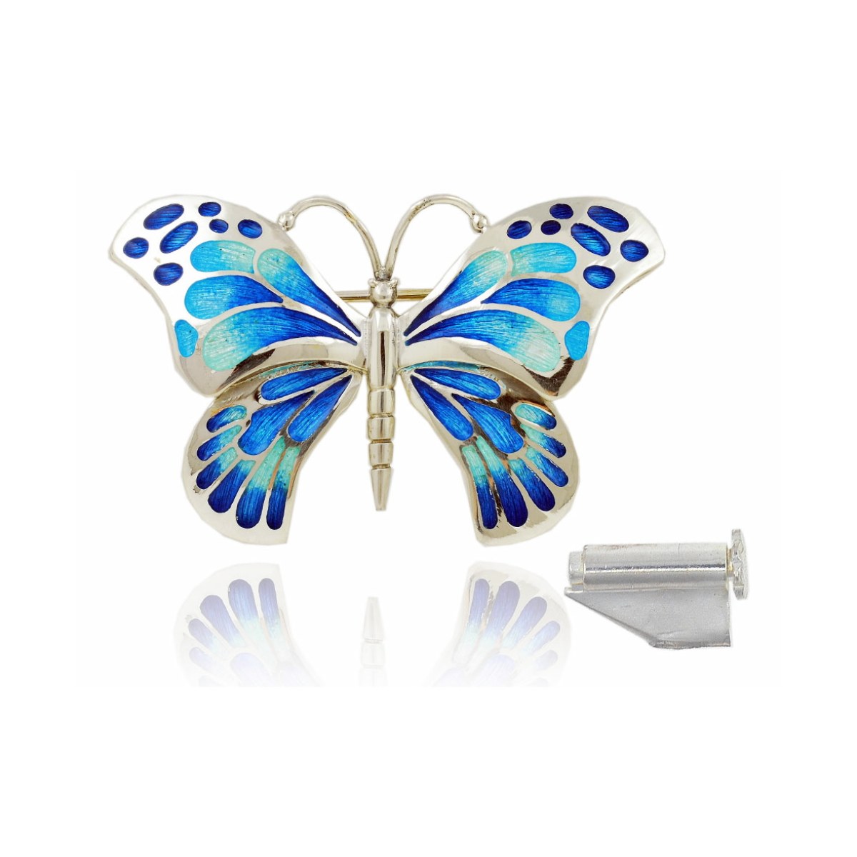 Large Dark Blue Butterfly Brooch Design 2010 van Arior Barcelona