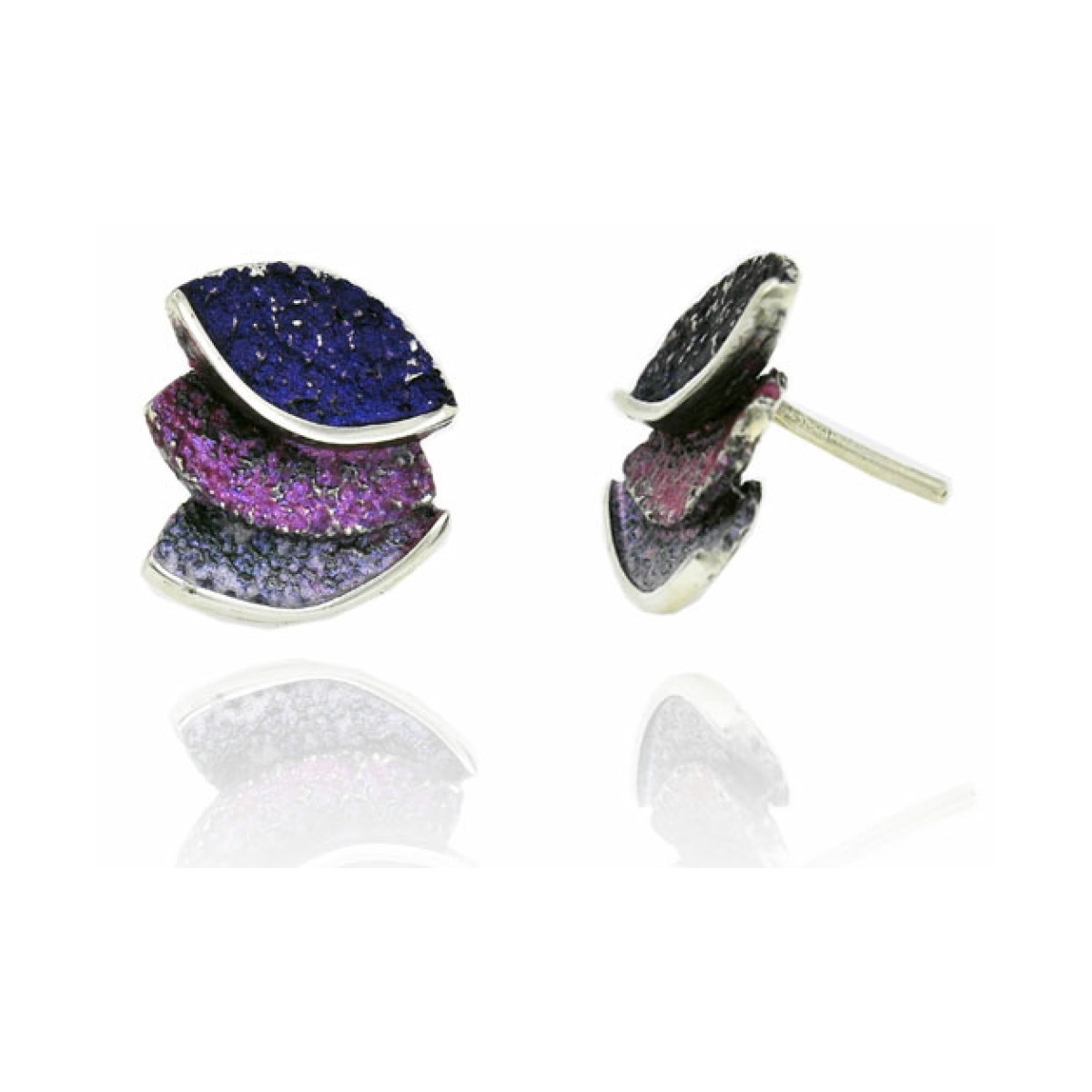 Smile violet little earring van Arior Barcelona