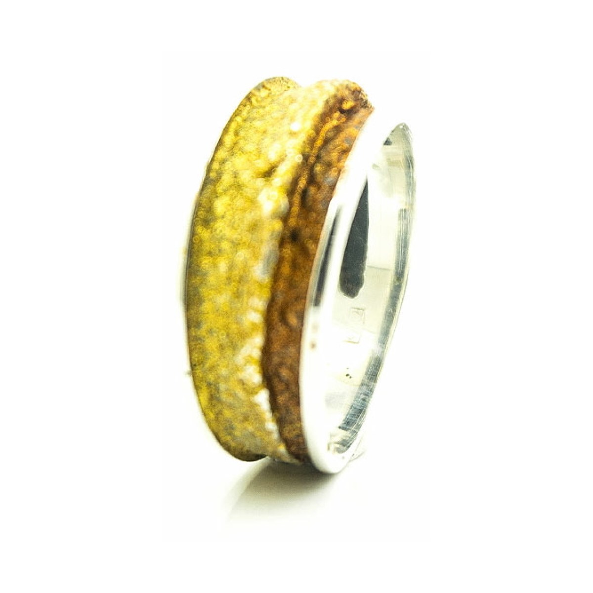 Troia ochre small ring van Arior Barcelona