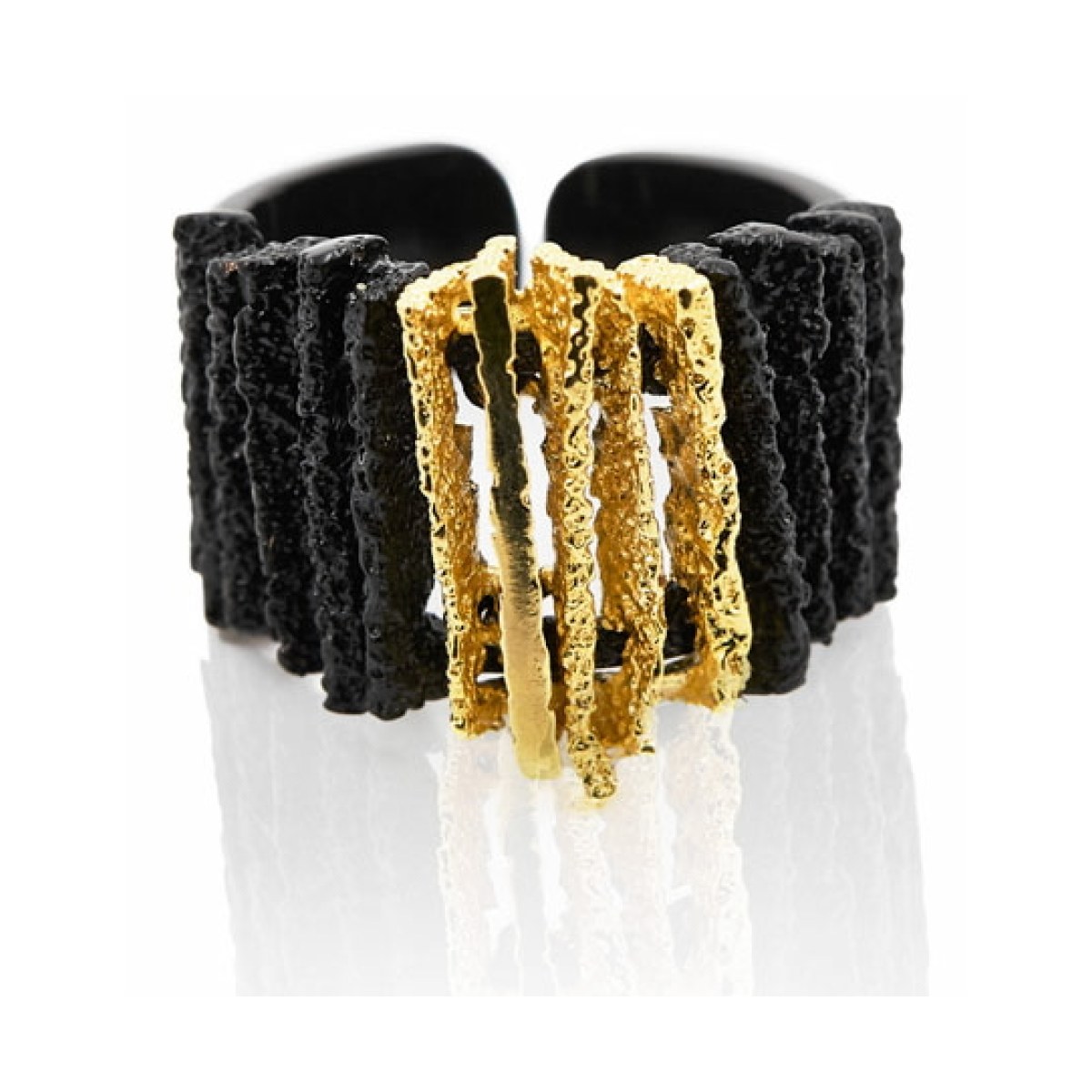 Junc GoldenBlack Premium ring van Arior Barcelona