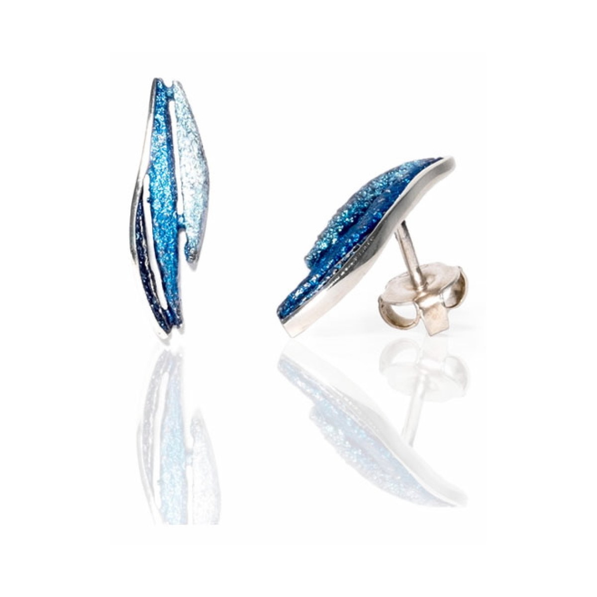 Bori blue small earring van Arior Barcelona