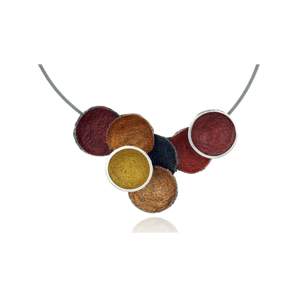 Singular ochre big pendant van Arior Barcelona