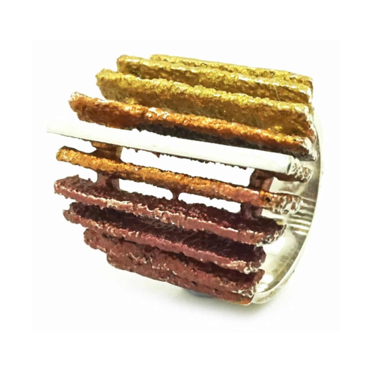Junc ochre big ring van Arior Barcelona