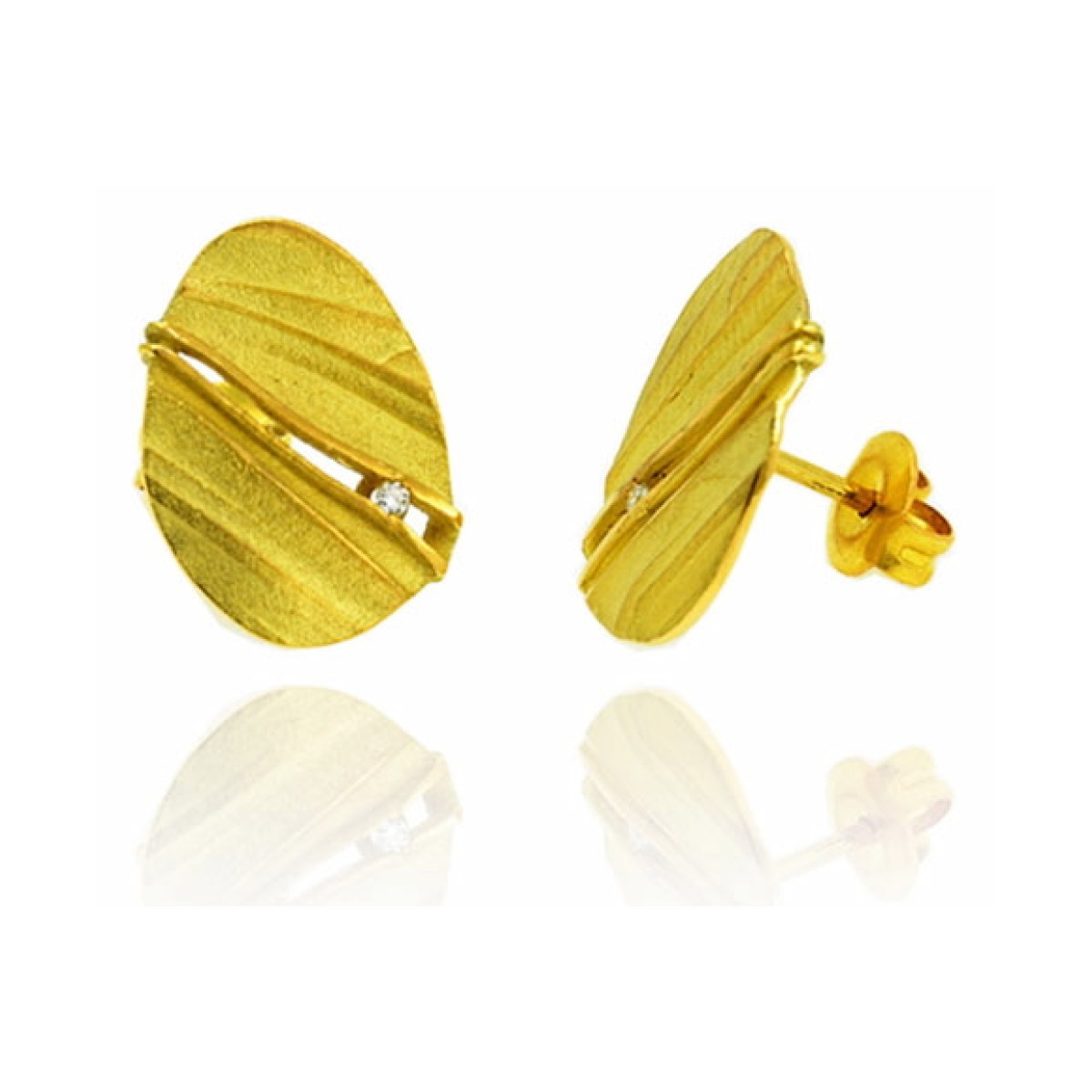 Pendientes oval desert van Arior Barcelona