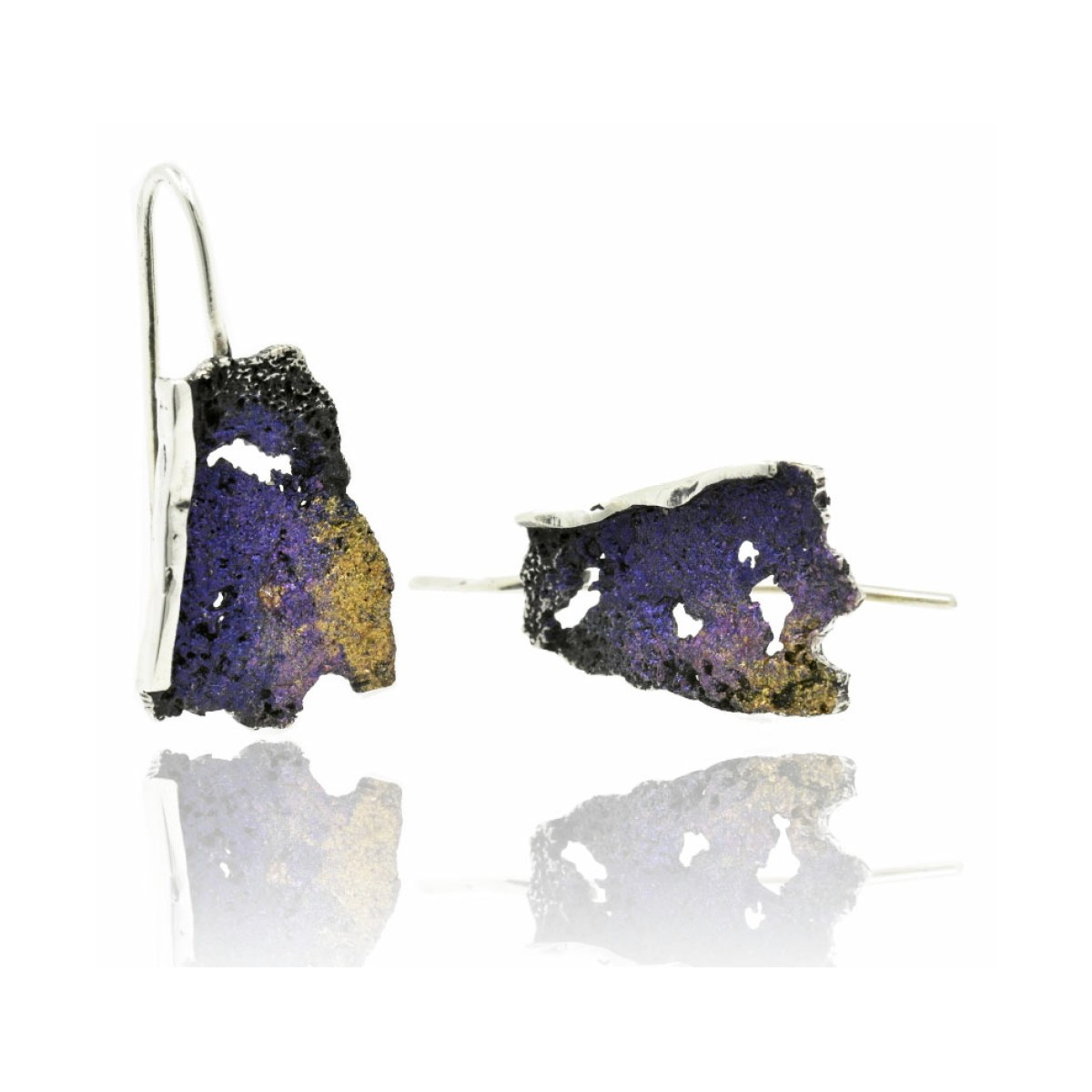Medium violet Intenzza earrings van Arior Barcelona