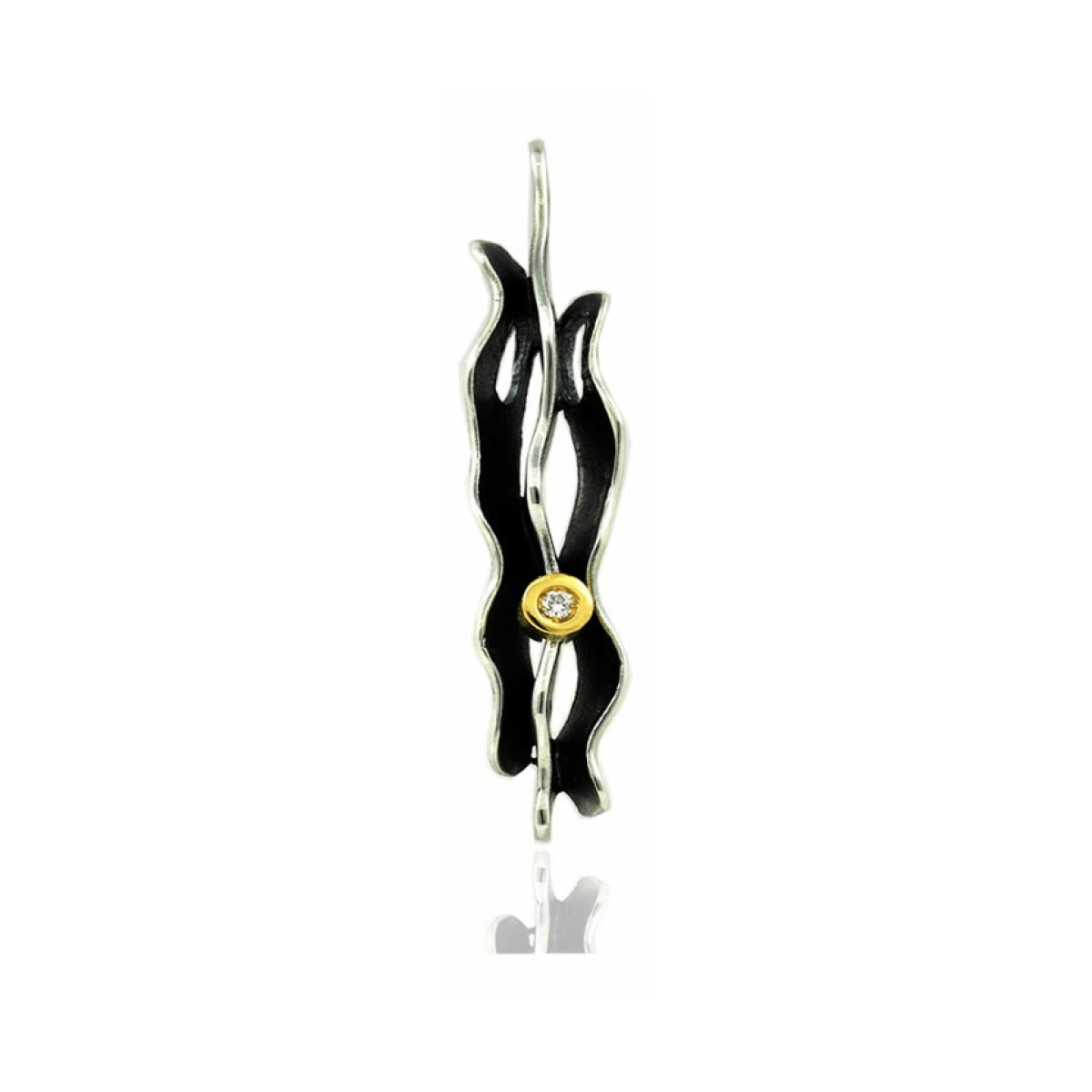 Fi silver&gold pendant van Arior Barcelona