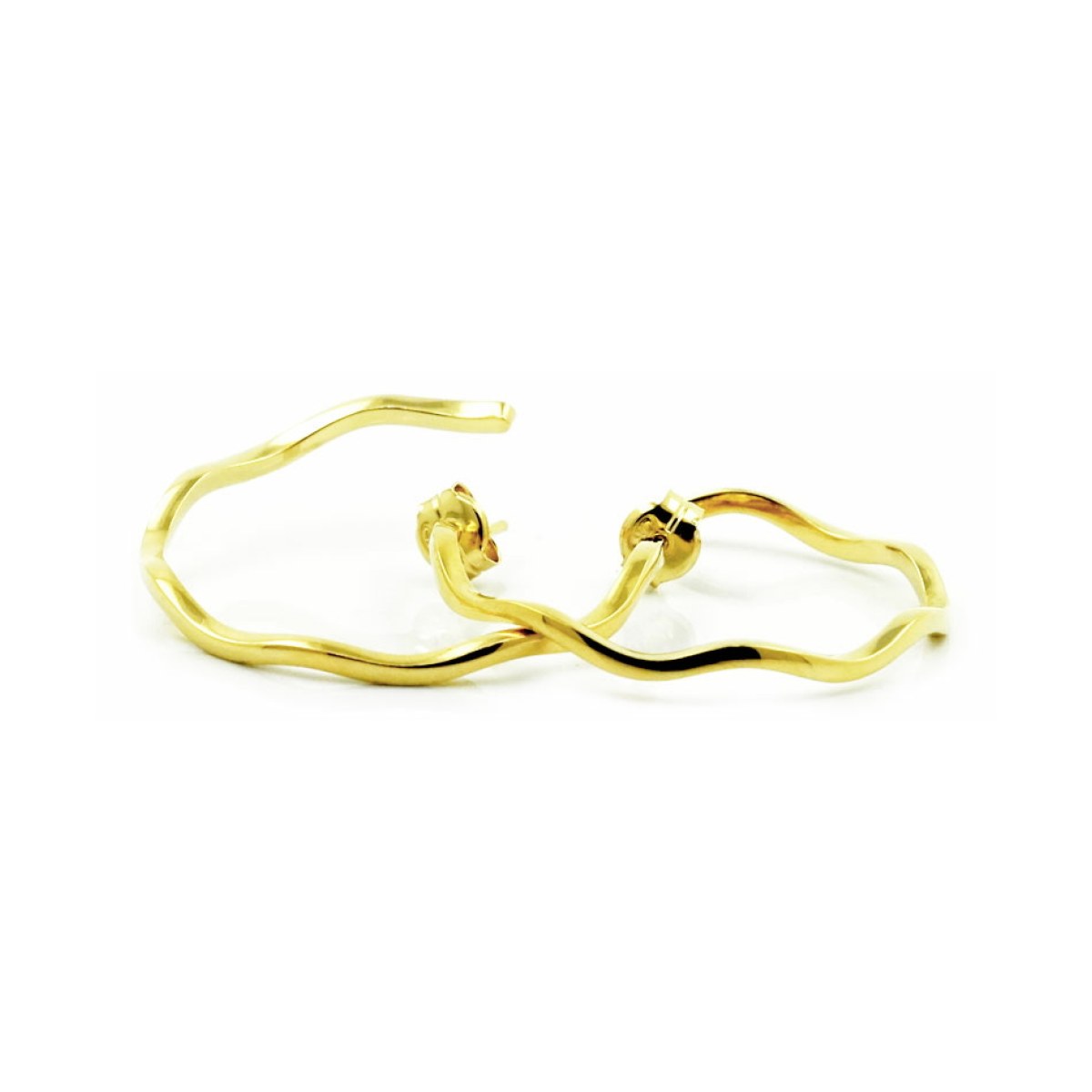 Simone large smooth earring van Arior Barcelona