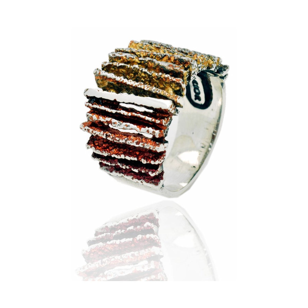Ochre Junc medium ring van Arior Barcelona