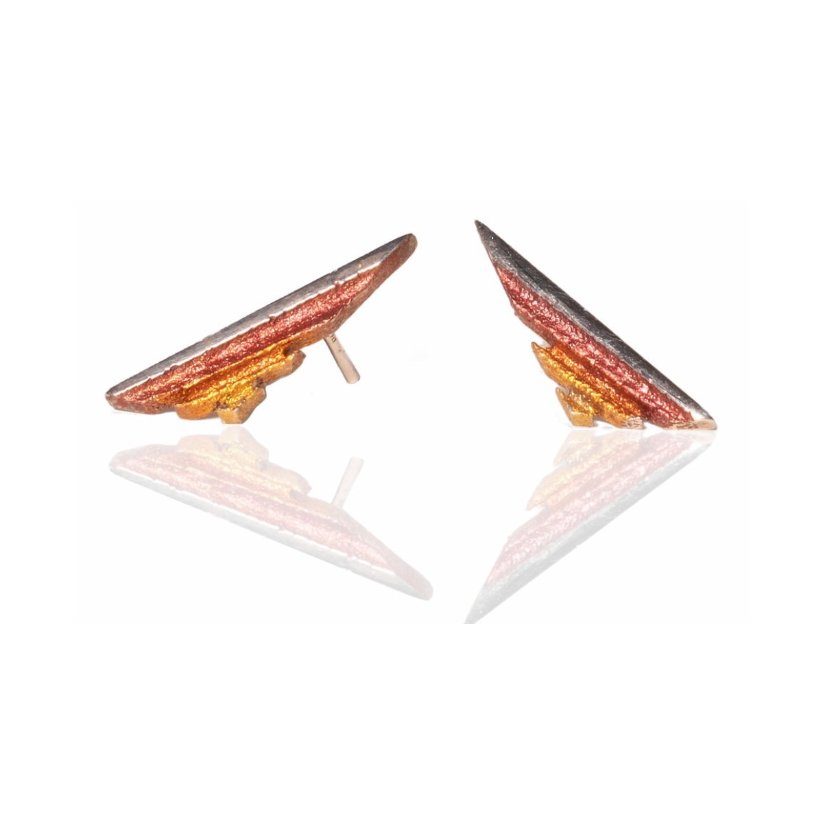 Dana ochre small earring van Arior Barcelona