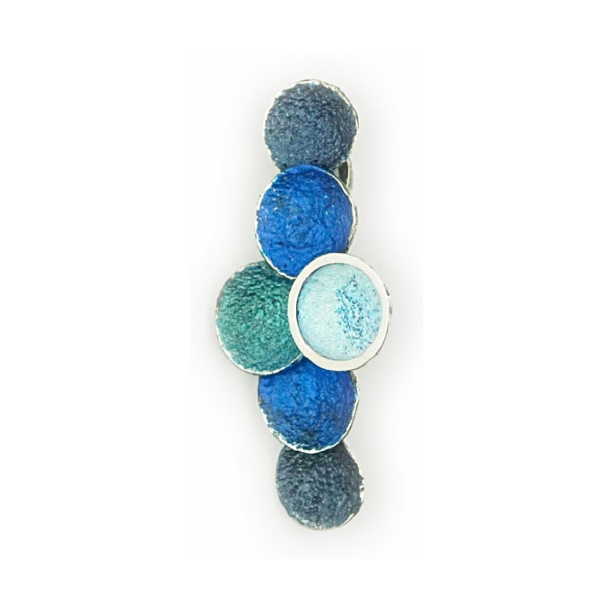 Singular blue elongated pendant van Arior Barcelona