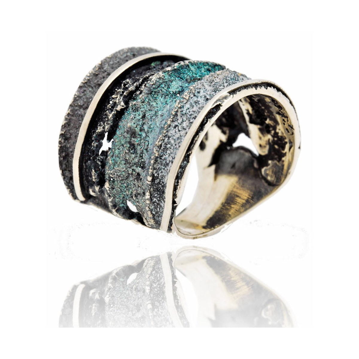 Big grey Sinera ring van Arior Barcelona