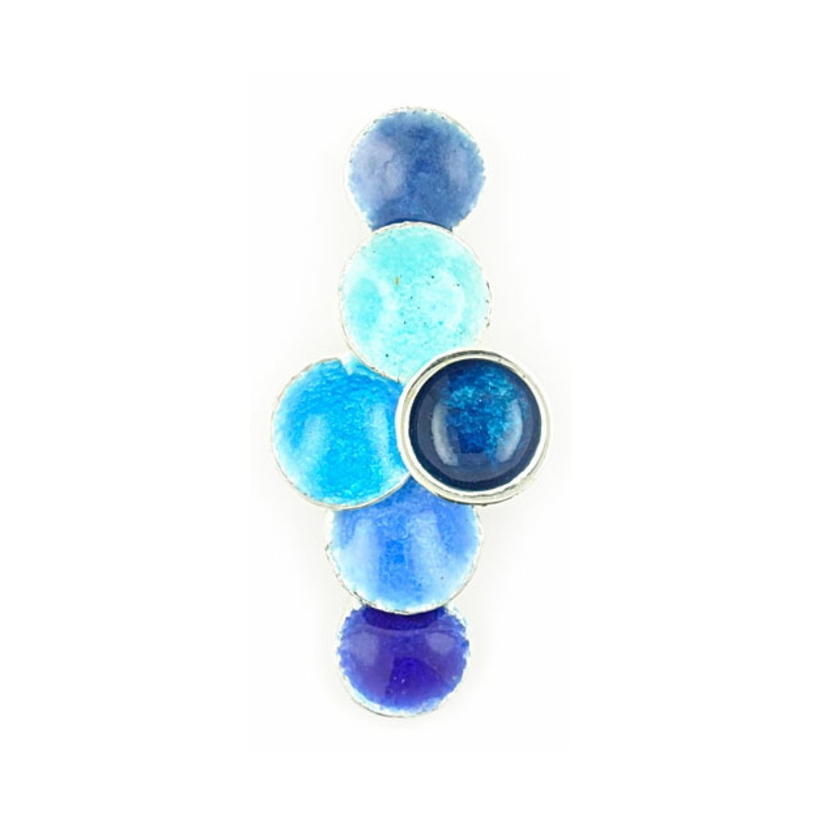 Singular blue elongated pendant van Arior Barcelona