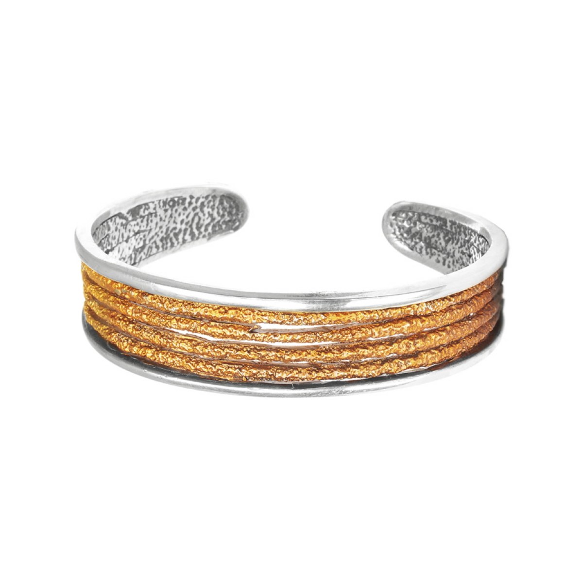 Dynamic ochre bracelet van Arior Barcelona
