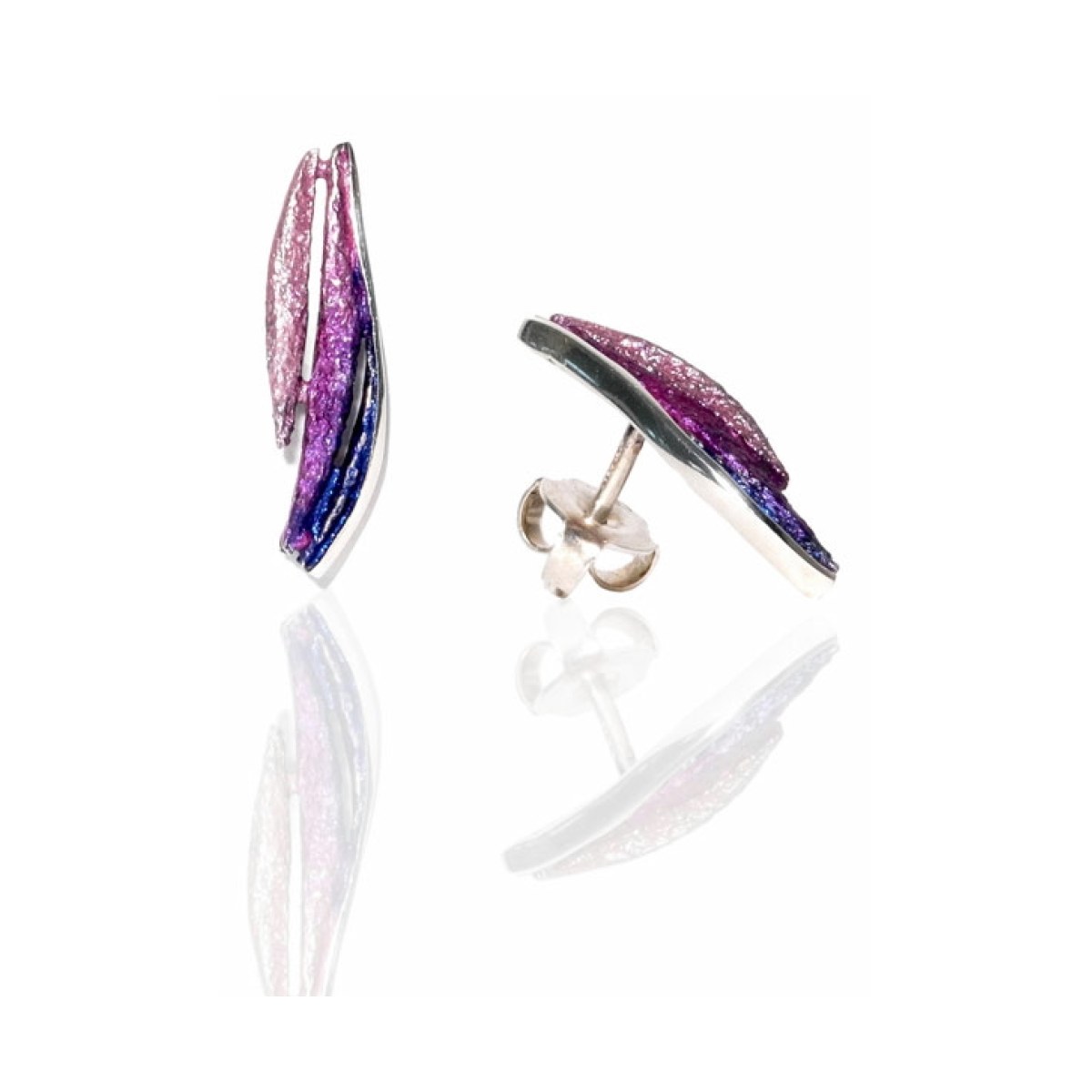 Bori violet small earring van Arior Barcelona