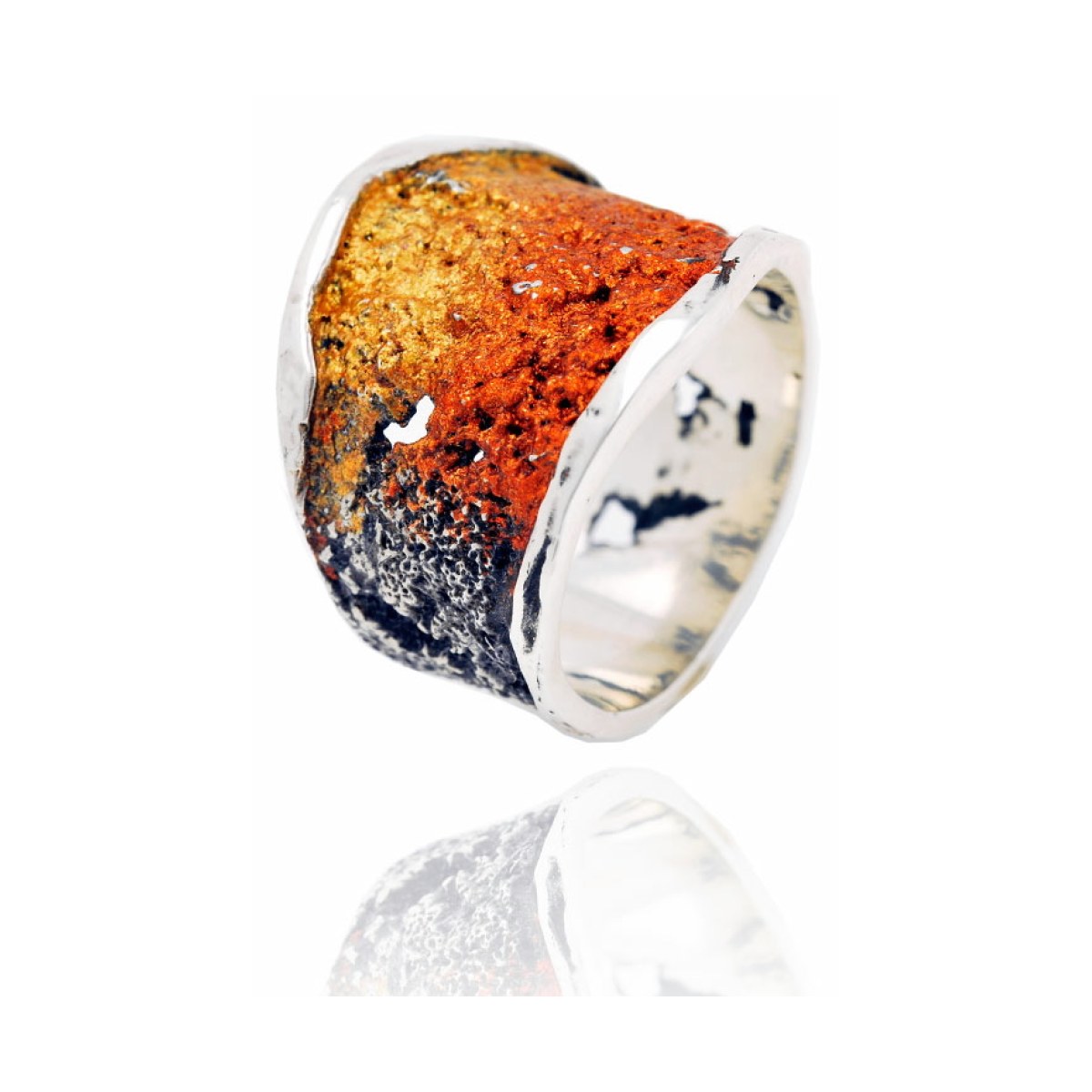 Intenzza ochre bronze 3* ring van Arior Barcelona