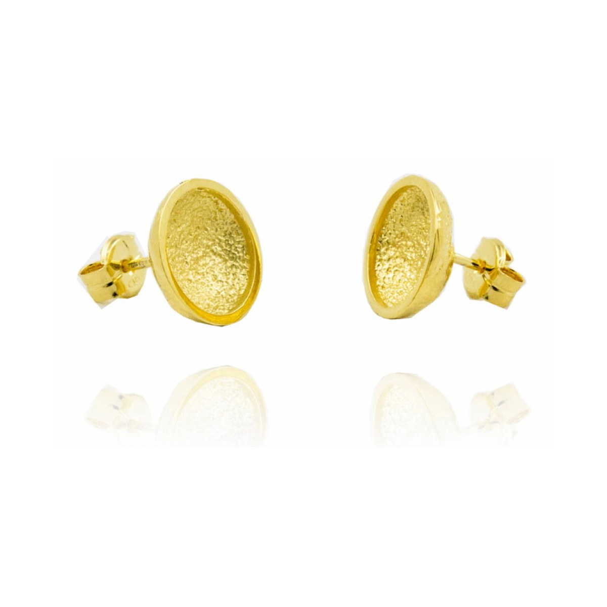 Singular Goldensahara medium earring van Arior Barcelona